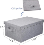 HOONEX Linen Foldable Storage Bins - Image 6