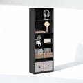 Furinno GEHRY DVD Shelf, 5-Tier CD Rack, Media Shelf by Furinno-FitsYourSpaceFitsYourBudget