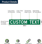 My Sign Center Custom Street Sign, 6x36 Inch, Classic Style, Reflective - Image 6