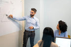 Glass Whiteboard Magnetic Dry Erase White Board 4'x 3' Framless White Surface - Image 2