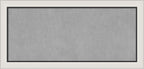 Amanti Art Silver Framed Magnetic Board 26x54 Oversize Vision Board by AmantiArt
