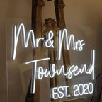 BUIZZEUOIV Custom Neon Sign, Neon Sign Customizable Large LED Wedding Neon Name - Image 6