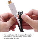 Alex Tech 10ft - 1/4 inch Cord Protector Wire Loom Tubing Cable Sleeve Split - Image 2