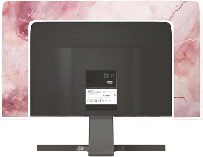 Baocicco Fashion Pink Marble Waterproof Television Cover 40, 43 Inch Full Body - Image 5