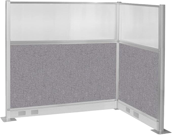 Versare Pre-Configured Hush Panel Electric Cubicle | Workstation Divider Walls by VERSARE