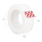 Amazon Basics Matte Finish Tape, 6 Pack, 2.1 x 0.75 inch, Translucent - Image 4