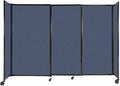 Versare Straightwall Sliding Portable Wall Partition | Freestanding Office by VERSARE