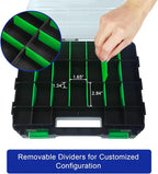 Tools Organizer Box Small Parts Storage Box 50-Compartment Double Side Hardware - Image 4
