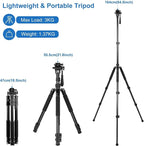 PULUZ 64"/164cm Video Tripod, Metal Camera Tripod - Image 2