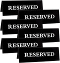 6 Pieces Plastic Reserved Table Sign by Gvhntk