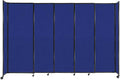 Versare Straightwall Sliding Portable Wall Partition | Freestanding Office by VERSARE
