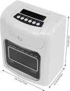 GXFCHYL Electronic Time Clock Calculating Time Clock Punch Machine Employee - Image 6