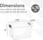 Superio Clear Storage Boxes - Image 2