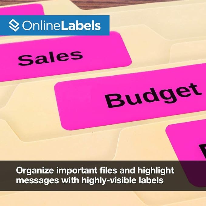 Neon Pink Address Labels - Image 6