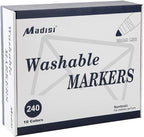 Madisi Washable Markers, Broad Line Markers, Classroom Bulk Pack - Image 7