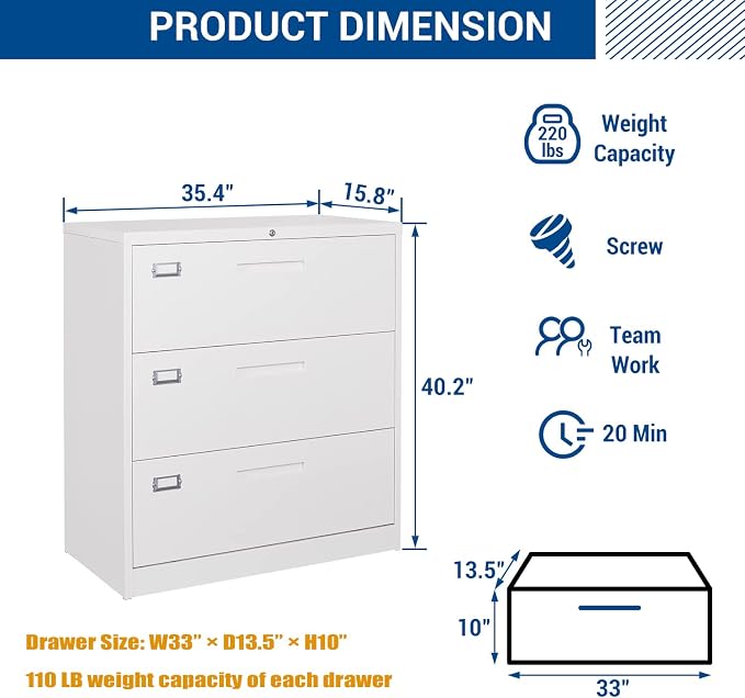 Fesbos Lateral File Cabinet - Image 3