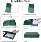 URbantin 6 Pack Foldable Plastic Box Files A4 - Image 2