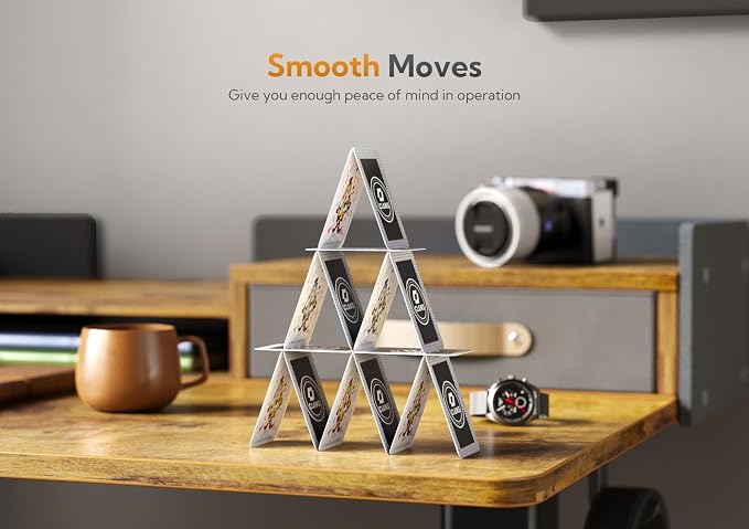 Claiks Standing Desk with Drawers, Adjustable Stand Up Electric Standing Desk - Image 9