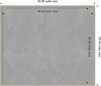 Amanti Art Grey Framed Magnetic Board 42x50 Oversize Vision Board - Image 4