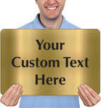 SmartSign Custom Brass Sign - Image 2
