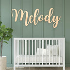 Personalized Wooden Name Sign for Nursery - Image 2
