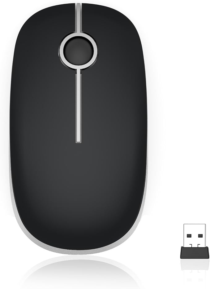 VssoPlor Wireless Mouse, 2.4G Slim Portable Computer Laptop Mouse - Image 6