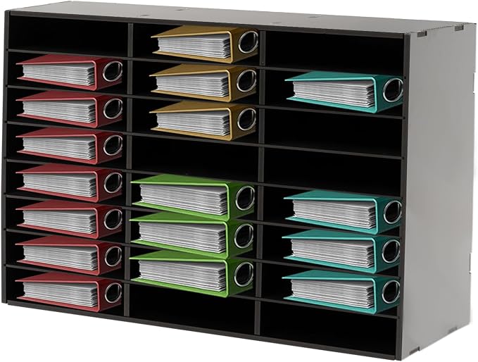 24 Slots Mail Sorters for Office, Desktop Literature Organizer by Unknown