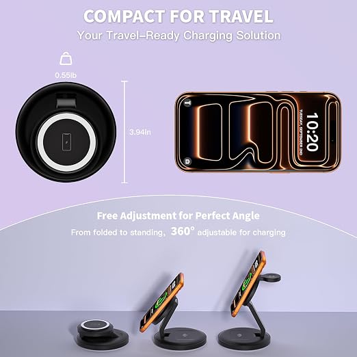 Charging Station for Apple Magsafe Wireless Charger iPhone Charging Station - Image 4