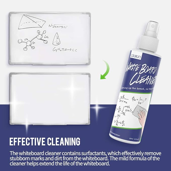 loukin Magnetic Dry Erase Eraser, Glass Board Remover, 3.4 fl oz Whiteboard - Image 8