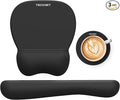 TECKNET Gel Mouse Pad Set with Wrist Rest and Keyboard Wrist Rest, Ergonomic by Tecknet