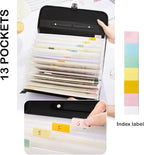 2 Pack Extra Large Legal Size/Foolscap 12 Pockets Accordion File Organizer - Image 3