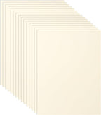 Guakicae 40 Sheets Cream Cardstock 8.5 x 11 Off White Paper, 75lb Premium Ivory by Guakicae