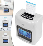 GXFCHYL Electronic Time Clock Calculating Time Clock Punch Machine Employee - Image 2