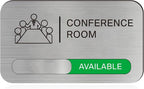 ANIWEY Acrylic Office Meeting Room Door Sign, 8.8 x 5.1 inches, Minimalist Style by ANIWEY