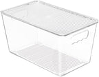 Vtopmart 1 Pack Clear Stackable Storage Bins by Vtopmart