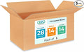 Extra Large Shipping & Moving Boxes 28 x 14 x 14 inches by IDLPackaging
