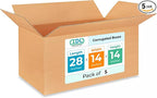Extra Large Shipping & Moving Boxes 28 x 14 x 14 inches by IDLPackaging