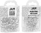 JAM PAPER Colorful Push Pins - Image 2
