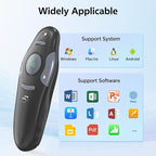 Presentation Clicker with Case Storage Wireless Presenter Remote USB Type C - Image 7