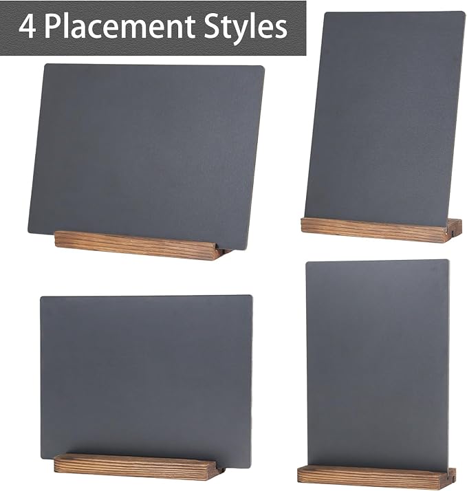 JDEA Wooden Double-Sided Chalkboard - Image 2