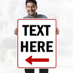 Custom Arrow, Custom Directional Sign, Left Arrow, 24x30 Inches, Rust Free .063 - Image 2