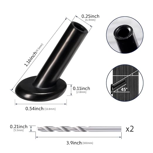 RiaYer 20 Pack 45 Degree Angle Protective Sleeves, T316 Marine Grade Cable - Image 2