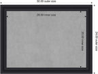 Amanti Art Black Framed Magnetic Board 24x32 Medium Vision Board - Image 2