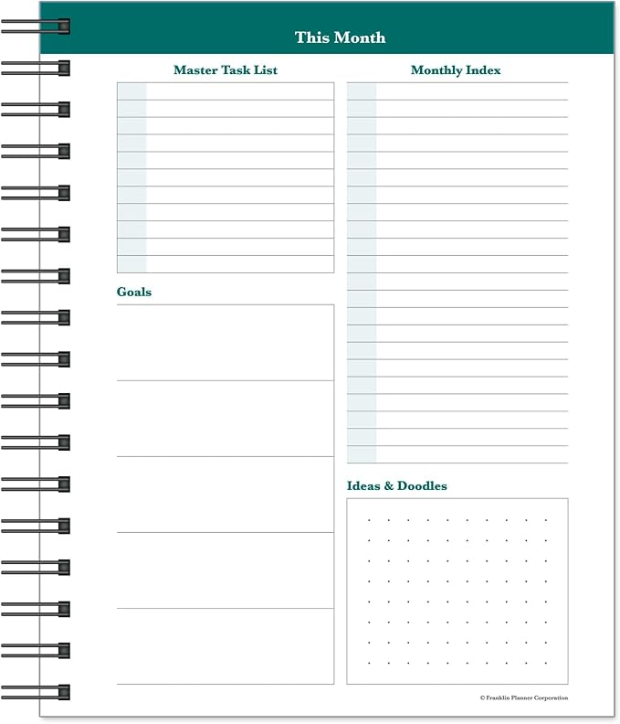 FranklinCovey - Undated Planner | Weekly - Wire-Bound Planner - Image 5