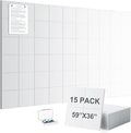 G Gamit Large Felt Wall Tiles Bulletin Board 59”x36”, Large Cork Board by GGAMIT