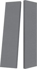 2” Thick Acoustic Panels with Hanging Brackets to the Wall, Light Grey by UMIACOUSTIC