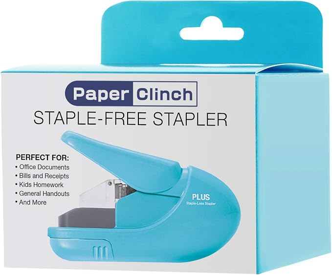 Plus Paper Clinch Compact Staple-Free Stapler - Image 8