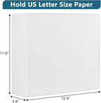 CIXILDTS 3-Inch 3 Ring Binder, Standard 3" Slant-D Ring Binder Fit Letter Size - Image 2