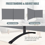 Room Divider 2 Panel Large Privacy Screens, Tall 6FT Partition Room Dividers - Image 4