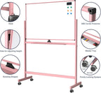 TSJ OFFICE Large Rolling Whiteboard - Image 2